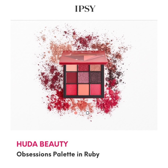 Huda Beauty 9-shade eyeshadow palette in Ruby - Picture 2 of 4